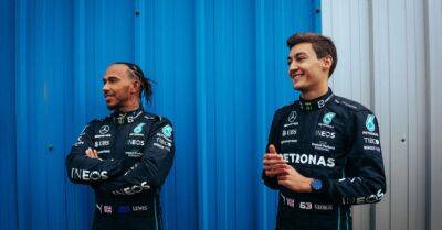 George Russell and Lewis Hamilton in surprise Mercedes one-two in Miami practice