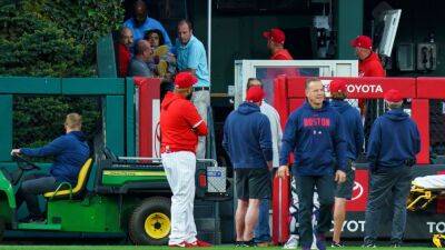 Spectator tumbles into Red Sox bullpen in Philadelphia - ESPN - espn.com -  Boston -  Philadelphia