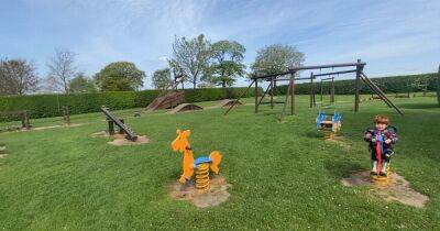 The farm shop just off the M6 with huge outdoor and indoor play areas across rolling fields