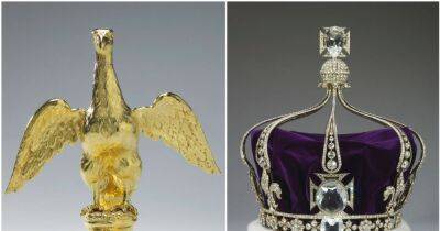 Charles - The Crown Jewels used during King's Coronation including St Edward's Crown, orb, spurs and swords - manchestereveningnews.co.uk - Britain - Manchester