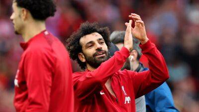 Mohamed Salah celebrates 100 goals at Anfield 'home' after Liverpool winner against Brentford