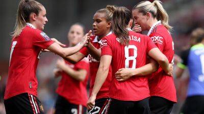 Aston Villa - Alessia Russo - Leah Galton - Manchester United edge closer to first WSL title with win over relegation-threatened Tottenham - eurosport.com - Britain - Manchester -  Man