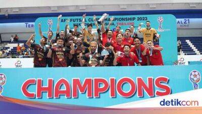 Black Steel FC Juara AFF Futsal Club Championship 2023 - sport.detik.com - Thailand