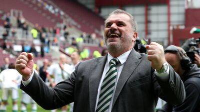 Ange Postecoglou hails his Celtic players for 'ridiculous' season
