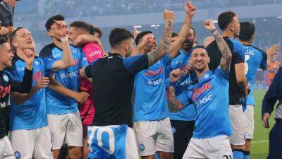 George Weah - Diego Maradona - Nicolas Gonzalez - Victor Osimhen Sinks Fiorentina At Napoli's Serie A Title Party - sports.ndtv.com - Italy - Nigeria