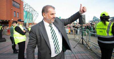 Ange Postecoglou delivers on Celtic promise as he bursts with pride after 'throwing some words out' during title party - dailyrecord.co.uk