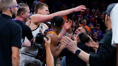Matt York - Nikola Jokic - Michael Malone - Phoenix Suns - Nuggets star Nikola Jokic, Suns owner Mat Ishbia get into courtside altercation - foxnews.com -  Phoenix