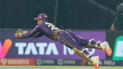 Liam Livingstone - Shikhar Dhawan - Punjab Kings - Watch: KKR Star Rahmanullah Gurbaz Fumbles Before Taking Acrobatic Catch vs PBKS - sports.ndtv.com -  Delhi -  Kolkata -  Hyderabad