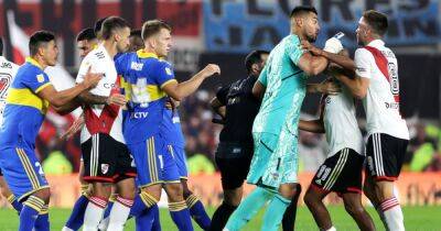Former Man United goalkeeper Sergio Romero sparks mass brawl in River Plate vs Boca Juniors - manchestereveningnews.co.uk - Manchester - Argentina