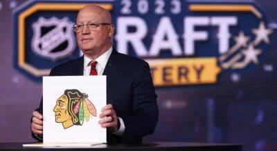 Connor Macdavid - Patrick Kane - Connor Bedard - Mike Stobe - Blackhawks awarded first overall pick in 2023 NHL Draft Lottery - foxnews.com -  Chicago - state New Jersey -  Columbus - county Crosby
