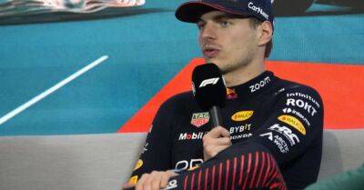Max Verstappen - Sergio Perez - Max Verstappen claims Miami fans only booed him because of his success - breakingnews.ie