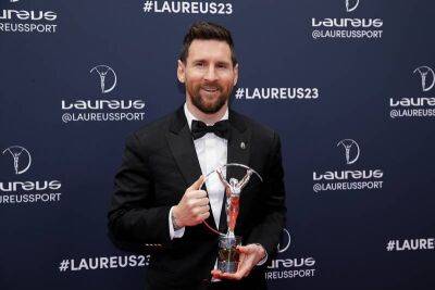 Lionel Messi says 'special honour' to win Laureus Sportsman of the Year Award