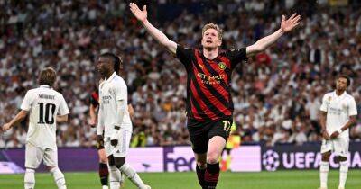 Real Madrid vs Man City highlights and reaction as Kevin De Bruyne hits stunning equaliser