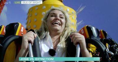 ITV This Morning's Josie Gibson swears while on 'terrifying' ride as fans demand she have her own show
