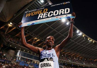 Kipyegon, Girma and Ingebrigtsen star in night of world records in Paris