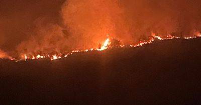 Live updates as fire crews deal with major Valleys wildfire - walesonline.co.uk