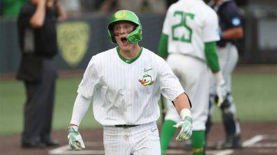 Oregon completes historic comeback in college baseball Super Regionals - foxnews.com - state Oregon - state Indiana - county Roberts - county Drew
