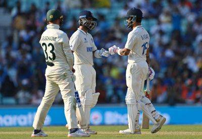 Scott Boland - Cameron Green - Mitchell Starc - Virat Kohli - Rohit Sharma - Richard Kettleborough - World Test Championship final finely poised after India batsmen defy Aussie bowlers - thenationalnews.com - Australia - India