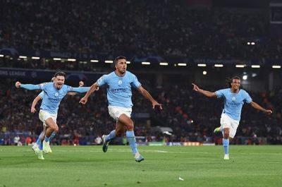 Manchester City win first Champions League title, complete treble