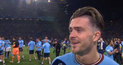 What emotional Jack Grealish told Pep Guardiola after Man City Champions League triumph