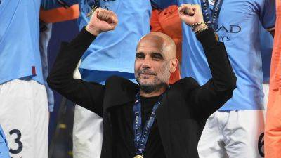 'This f****** trophy is so hard to win' - Manchester City boss Pep Guardiola delighted after Champions League final win
