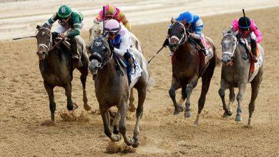 Arcangelo crosses finish line first at Belmont Stakes, Jena Antonucci first female trainer to win the race