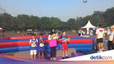 Keseruan Peserta Cilik Ikut Lomba Lari di Lazada Run 2023 - sport.detik.com - Indonesia