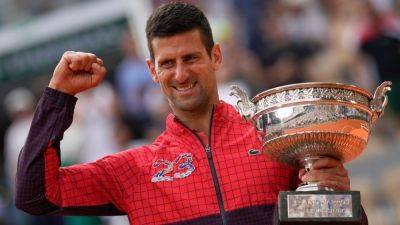 Novak Djokovic wins French Open, record 23rd Grand Slam men's title - ESPN
