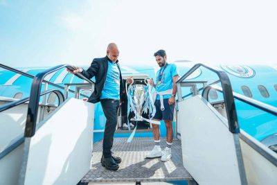 Man City arrive home for trophy parade and celebration after Champions League win