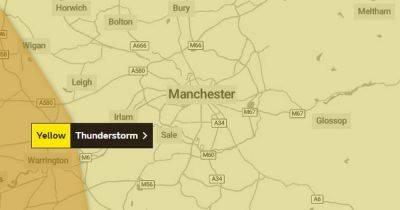 LIVE Flooding, weather alerts and road closures as thunderstorm hits Manchester - updates - manchestereveningnews.co.uk - Manchester