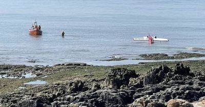 Plane crashes into the sea off the coast of Porthcawl - live updates