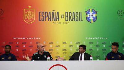 Luis Rubiales - Brazil to play Spain at Santiago Bernabeu in anti-racism campaign - channelnewsasia.com - Spain - Brazil - Senegal - county Valencia - Guinea