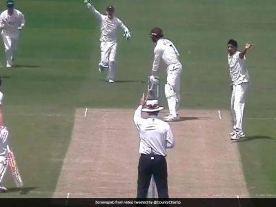 Rahul Dravid - Team India - Arshdeep Singh - Watch: Arshdeep Singh Bowls Perfect Inswinger To Ben Foakes For Maiden Wicket In County Cricket - sports.ndtv.com - Britain - India - county Kent