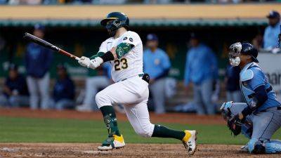 A's win sixth-straight game behind Shea Langeliers three-run double