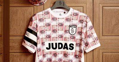 'Ladsbroke and Judas' - Fashion designer Luke 1977 pokes fun at the state of modern football