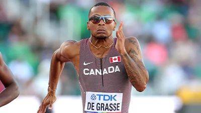 De Grasse eyes progress, return to Olympic sprinting form with toe injury behind him
