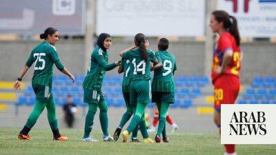 Saudi women lose 3-1 to Andorra in first-ever international friendly against European opposition - arabnews.com - Finland - Spain - Saudi Arabia - Andorra