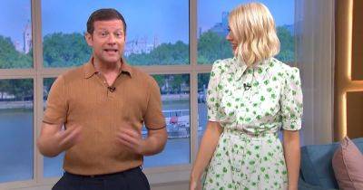 Dermot O'Leary apologises to Holly Willoughby on This Morning after hurting her moments before going on air