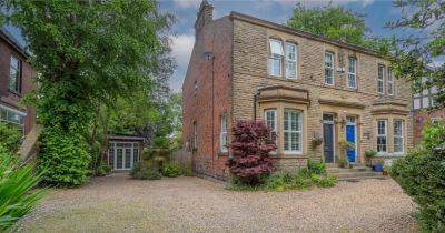 Beautiful period property for sale in Greater Manchester that hides a pretty garden