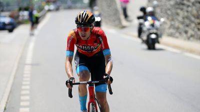 Remco Evenepoel - Gino Mader airlifted to hospital after 'high speed' crash at Tour of Switzerland - eurosport.com - Switzerland - Bahrain