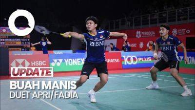 Sengit! Apri/Fadia Kalahkan Wakil Jerman di Babak Awal Indonesia Open - sport.detik.com - Indonesia