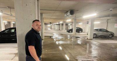 'It absolutely stinks' - Apartment block car park flooded with RAW SEWAGE - manchestereveningnews.co.uk