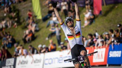UCI Mountain Bike Cross-Country Short Track World Cup men's race live - Can Luca Schwarzbauer win again?