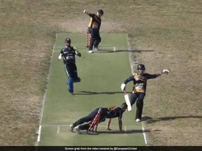Pat Cummins - Watch: Poor Fielding On Display As Batter Reaches 50 In Hilarious Manner - sports.ndtv.com - Sweden - Australia - India