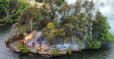 LIVE: Huge fire on the banks of Windermere in Lake District - manchestereveningnews.co.uk - Britain - county Lake