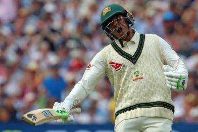 Usman Khawaja leads Australia's strong reply in opening Ashes Test