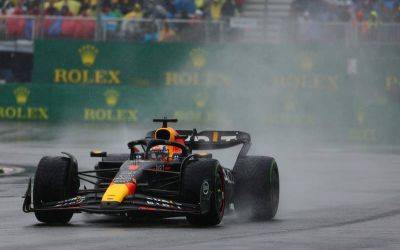 Verstappen secures pole position in rain-drenched Canadian Grand Prix qualifying