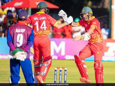 Craig Ervine - Sean Williams - World Cup Qualifier 2023: Craig Ervine, Sean Williams Star As Zimbabwe Beat Nepal By 8 Wickets - sports.ndtv.com - Zimbabwe - county Williams - Nepal -  Harare