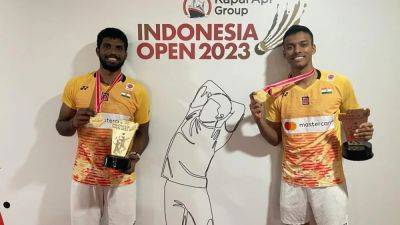 Satwiksairaj Rankireddy-Chirag Shetty Win Indonesia Open Men's Doubles Title