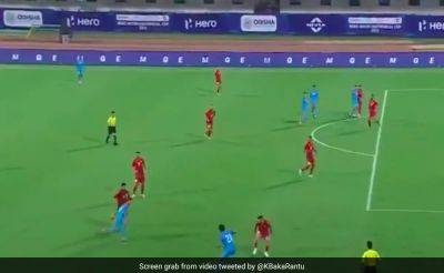 Sunil Chhetri - Abdul Samad - Watch: From Backheel Nutmeg To Sunil Chhetri's Finish, India's Incredible Opener Against Lebanon - sports.ndtv.com - India - Lebanon